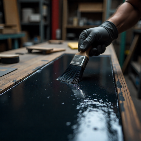 Black Japan Paint